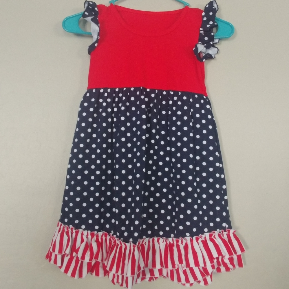 Girls ruffle dress